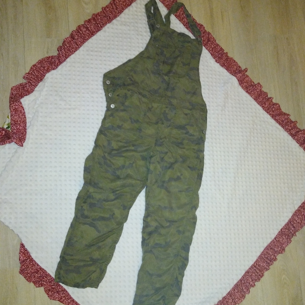 American Eagle Camo Overalls